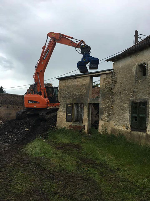 location pince de démolition yonne